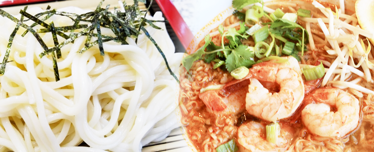 自社栽培米による米粉麵